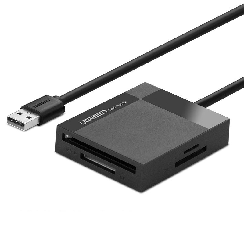 綠聯(lian)USB3.0讀卡器(qi),支持多(duo)卡同時讀取