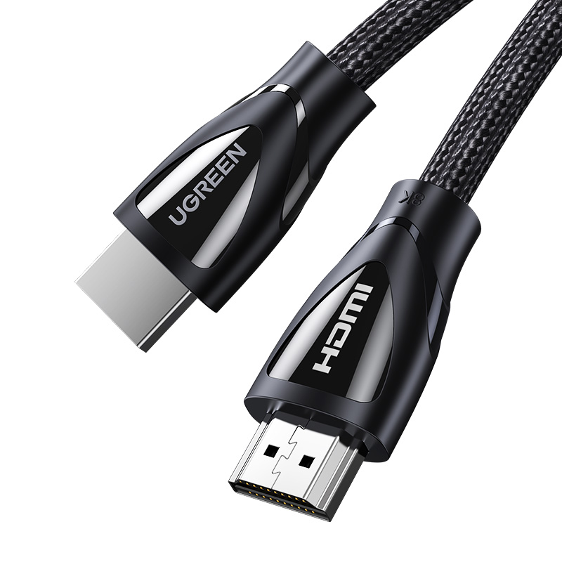 綠聯(lian)hdmi2.1高(gao)清(qing)線(xiàn)，支持8k電(dian)視60hz/144hz