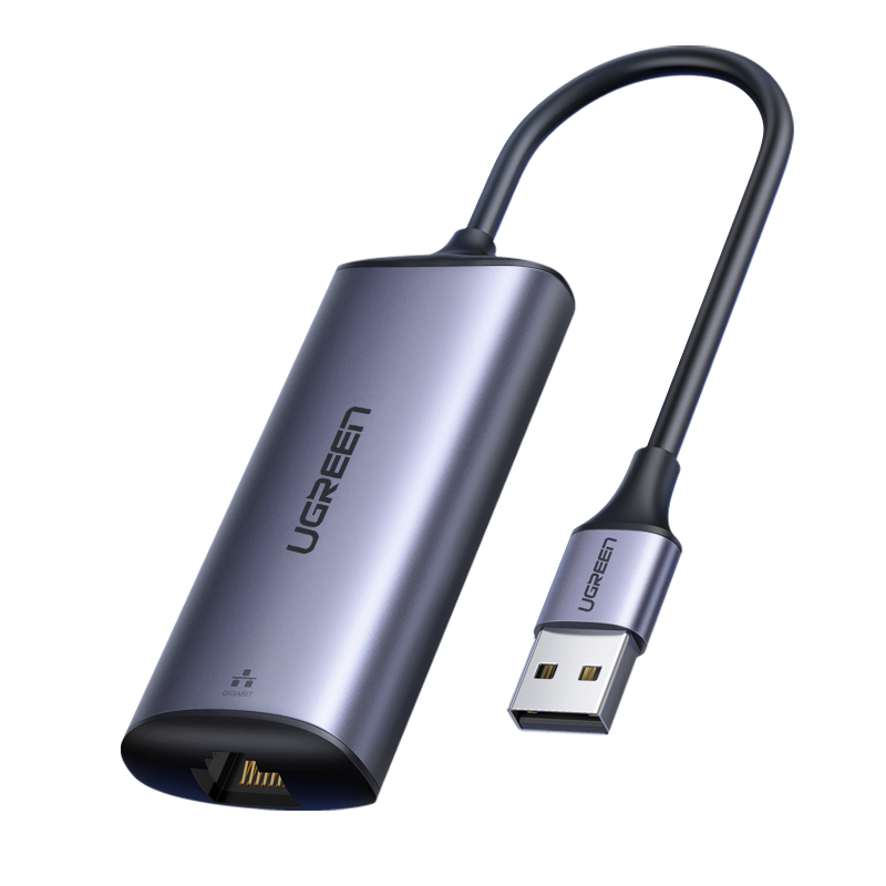 綠聯(lian)USB3.0外置網卡，2.5G高(gao)速(su)網速(su)