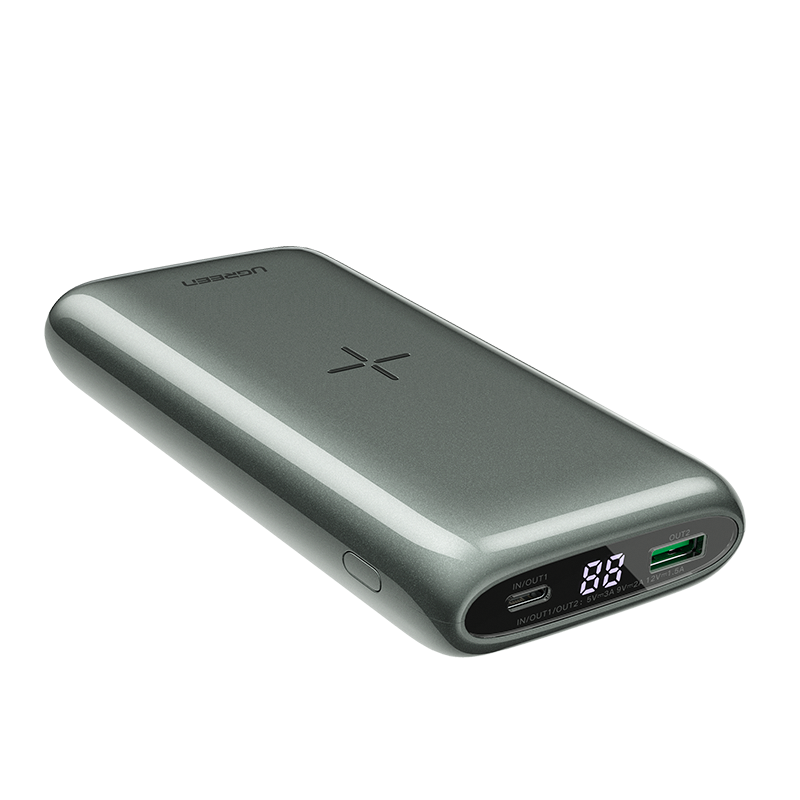 綠聯(lian)無線(xiàn)充電(dian)寶2萬毫安(an)适用(yong)iPhone12