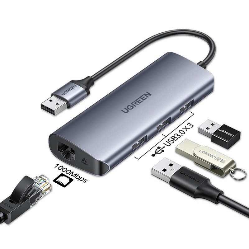 綠聯(lian)USB3.0 HUB轉換器(qi)