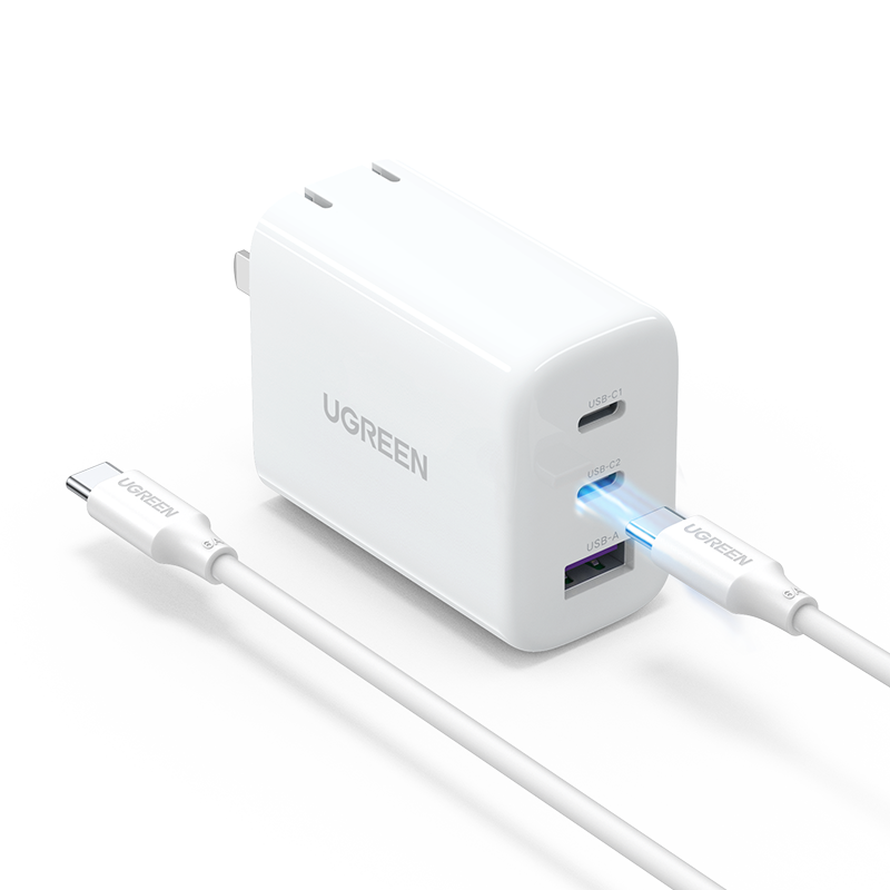 綠聯(lian)65W多(duo)口充電(dian)器(qi)