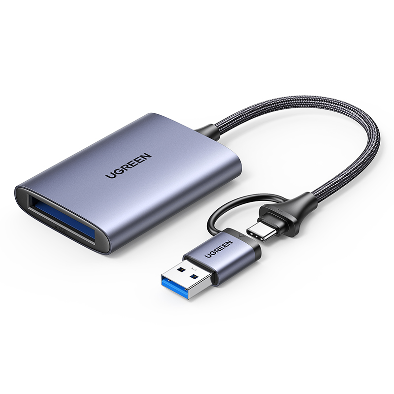 綠聯(lian)USB-C多(duo)功能(néng)讀卡器(qi)