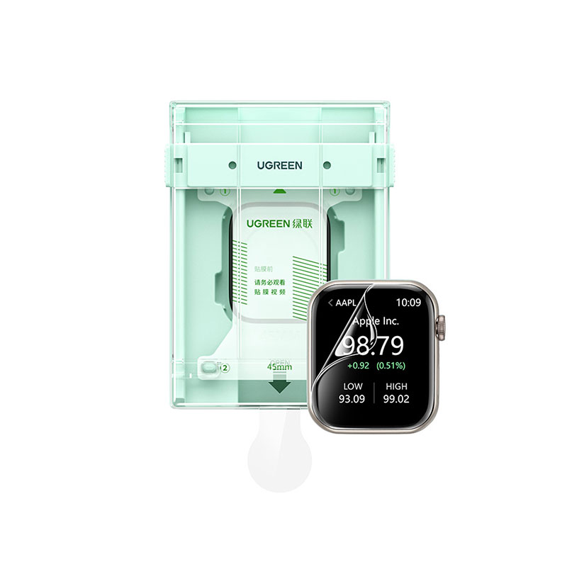 綠聯(lian)蘋果Apple iWatch手表保護膜高(gao)清(qing)全覆蓋(gai)防摔防刮