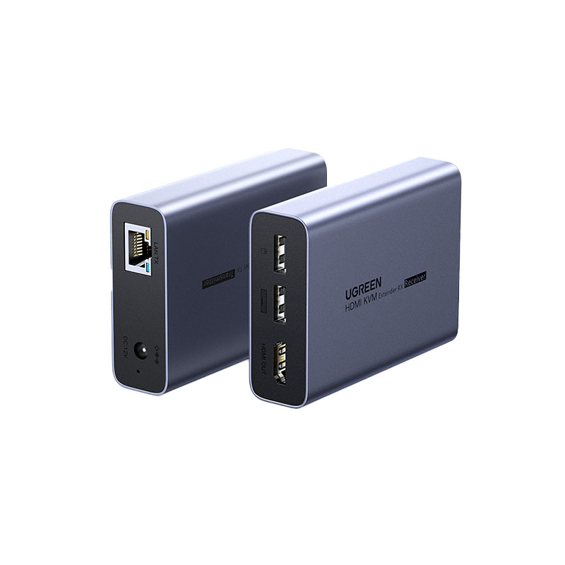 綠聯(lian)HDMI KVM 網線(xiàn)延長(zhang)器(qi)