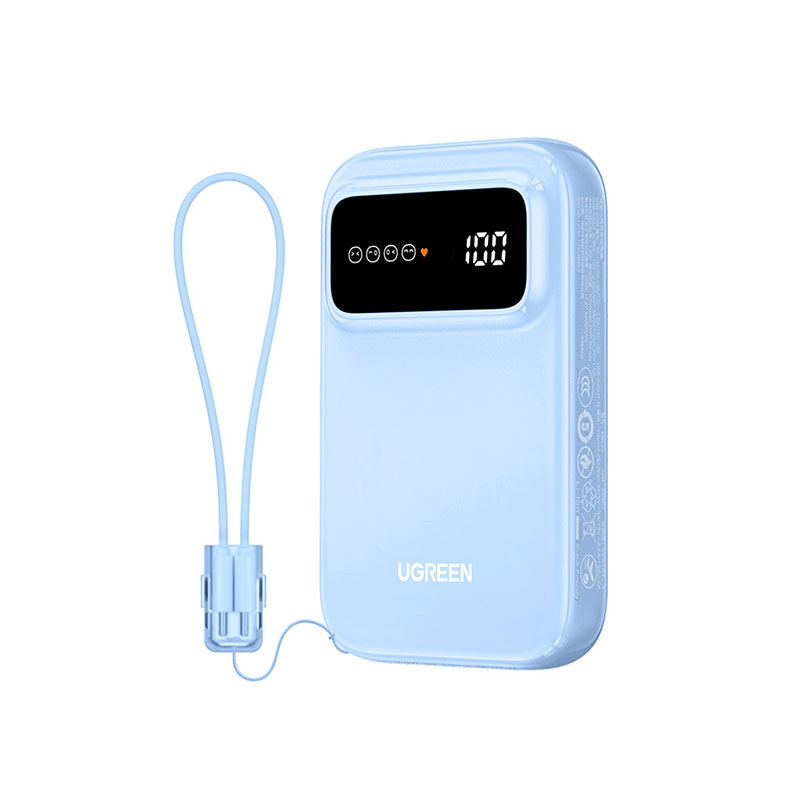 綠聯(lian) 10000mAh 磁吸(xi)無線(xiàn)充電(dian)寶 30W 自帶線(xiàn)數(shu)顯快充