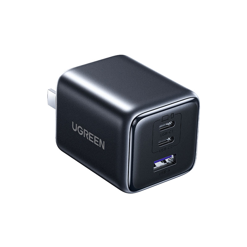 綠聯(lian)45W三口快充氮化镓充電(dian)器(qi) 适配(pei)iPhone17