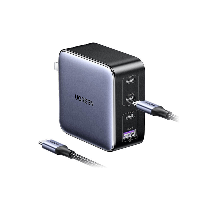 綠聯(lian) 140W 四口氮化镓充電(dian)器(qi)套裝(zhuang)