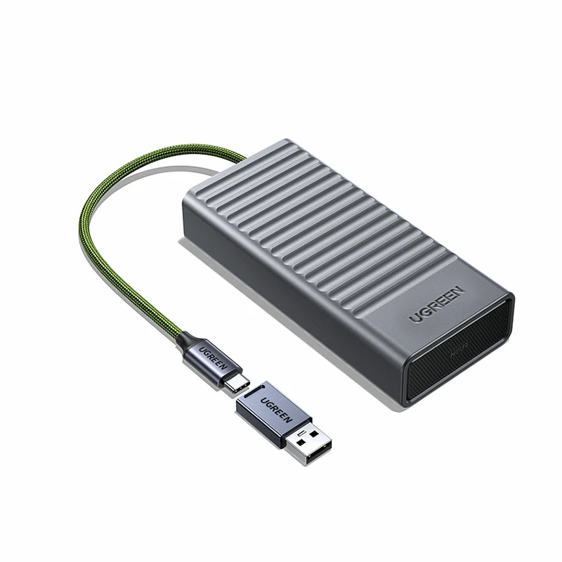 綠聯(lian)高(gao)速(su)讀卡器(qi) USB/Type-C雙接口