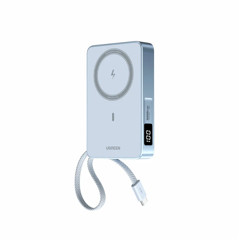 綠聯(lian) 磁吸(xi)能(néng)量寶 二郃(he)一(yi)移動(dòng)電(dian)源 10000mAh