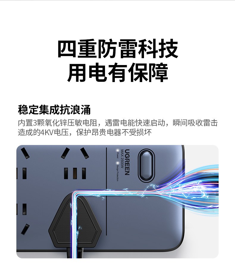 綠聯(lian)CD301 1.8米線(xiàn)長(zhang) 适用(yong)多(duo)場(chang)景