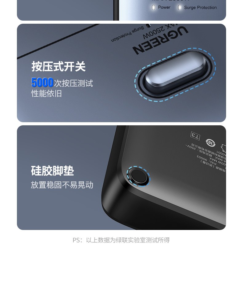 綠聯(lian)CD301 耐高(gao)溫 長(zhang)期使用(yong)不變形