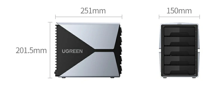 UGREEN綠聯(lian)-品(pin)質(zhi)新(xin)體(ti)驗(yàn),數(shu)碼選綠聯(lian) 綠聯(lian)陣列盒兼容多(duo)種操作(zuò)係(xi)統使用(yong)展(zhan)示