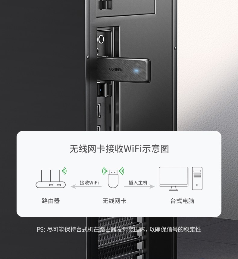 免驅安(an)裝(zhuang) 無需光盤 係(xi)統自動(dòng)識别 快速(su)聯(lian)網