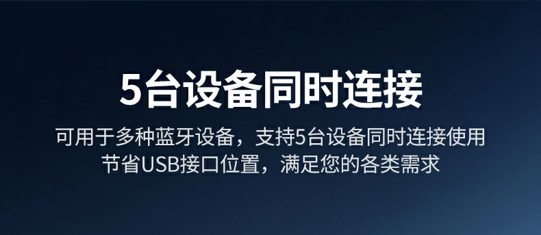 綠聯(lian)藍牙5.4天線(xiàn)适配(pei)器(qi)支持多(duo)場(chang)景辦(bàn)公(gōng)娛樂使用(yong)