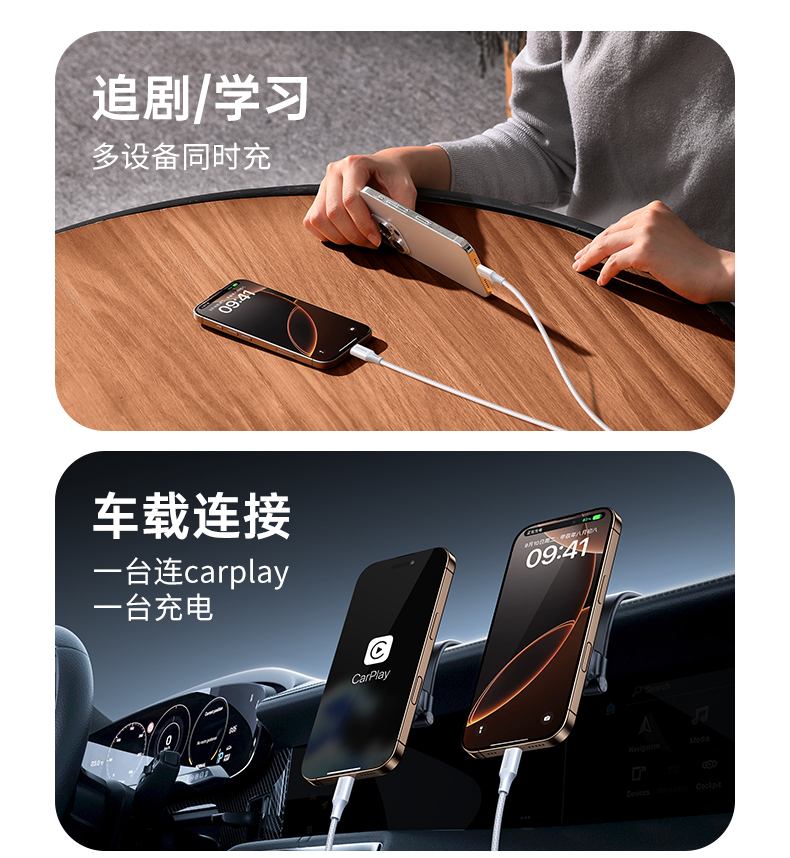 L527Type-C雙頭數(shu)據線(xiàn)兼容多(duo)品(pin)牌設(shè)備(bei)展(zhan)示