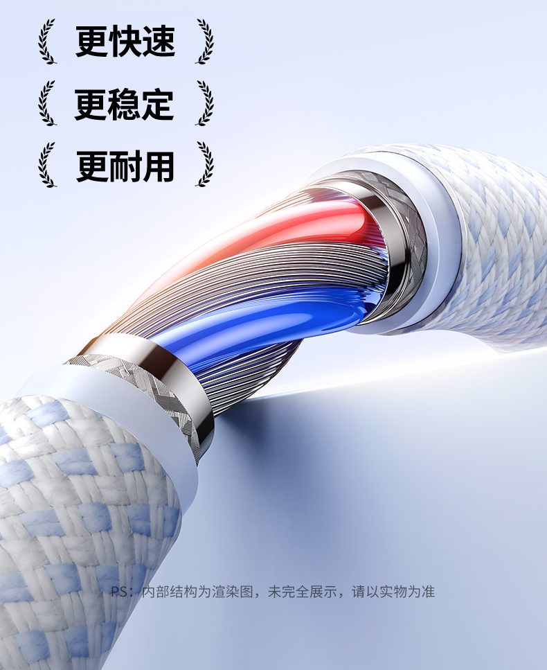 綠聯(lian)L527充電(dian)線(xiàn)兼容多(duo)平檯(tai)設(shè)備(bei)通(tong)用(yong)場(chang)景