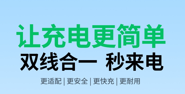 綠聯(lian)L702二郃(he)一(yi)數(shu)據線(xiàn)MFi認證Lightning與Type-C接口展(zhan)示