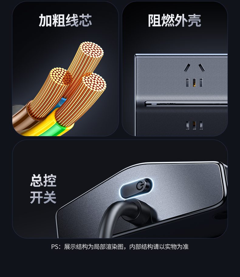 綠聯(lian)T830 加(jia)粗線(xiàn)芯 降低髮(fa)熱風險 綠聯(lian)T830 加(jia)粗線(xiàn)芯 降低髮(fa)熱風險