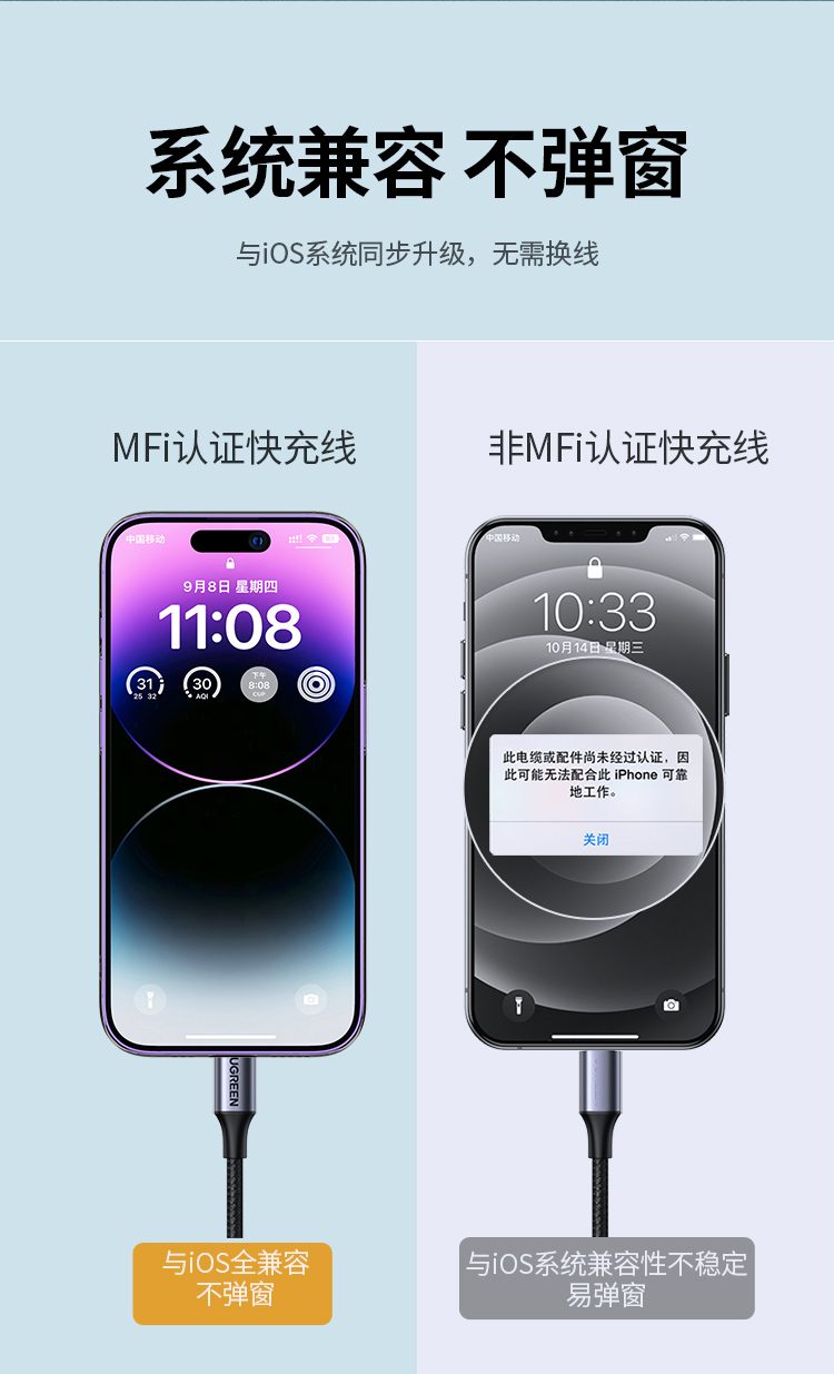 綠聯(lian)US304 兼容Lightning接口蘋果設(shè)備(bei) 綠聯(lian)US304 兼容Lightning接口蘋果設(shè)備(bei)
